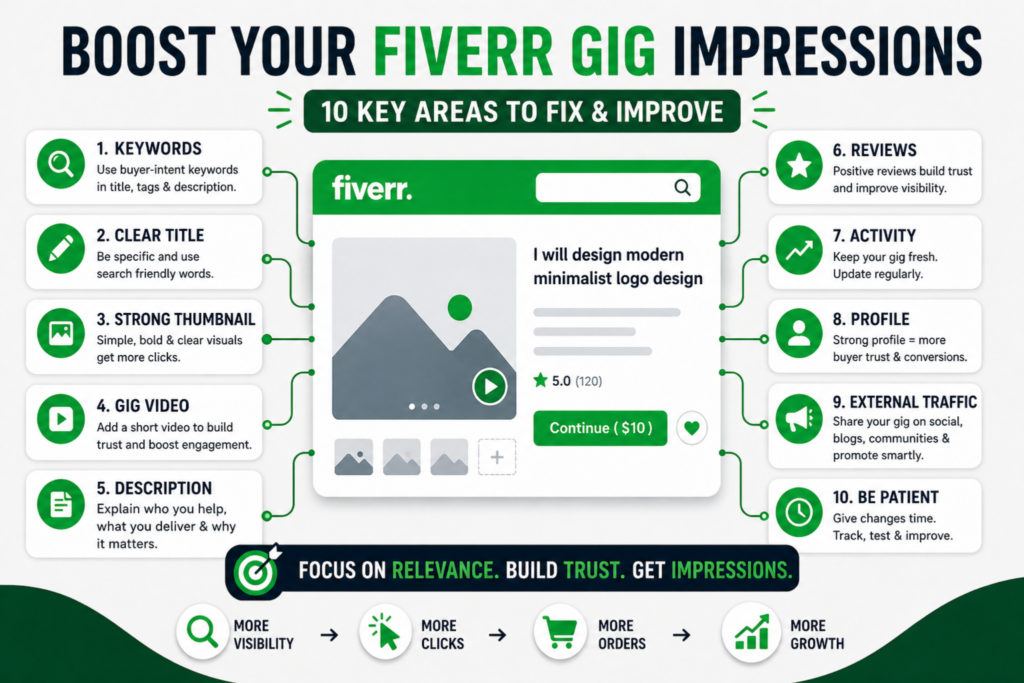 Boost Fiverr Gig Impressions tips