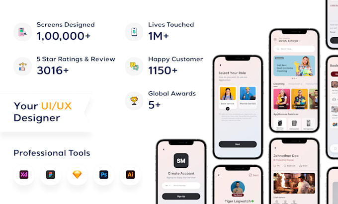 design saas web app dashboard and mobile app UI UX in figma