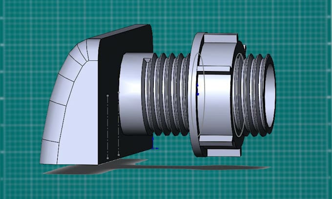 create stl file, 3mf, step from 2d drawing for 3d printing