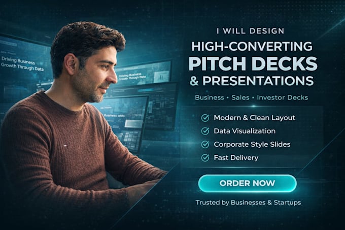 create clean and professional infographic and presentation