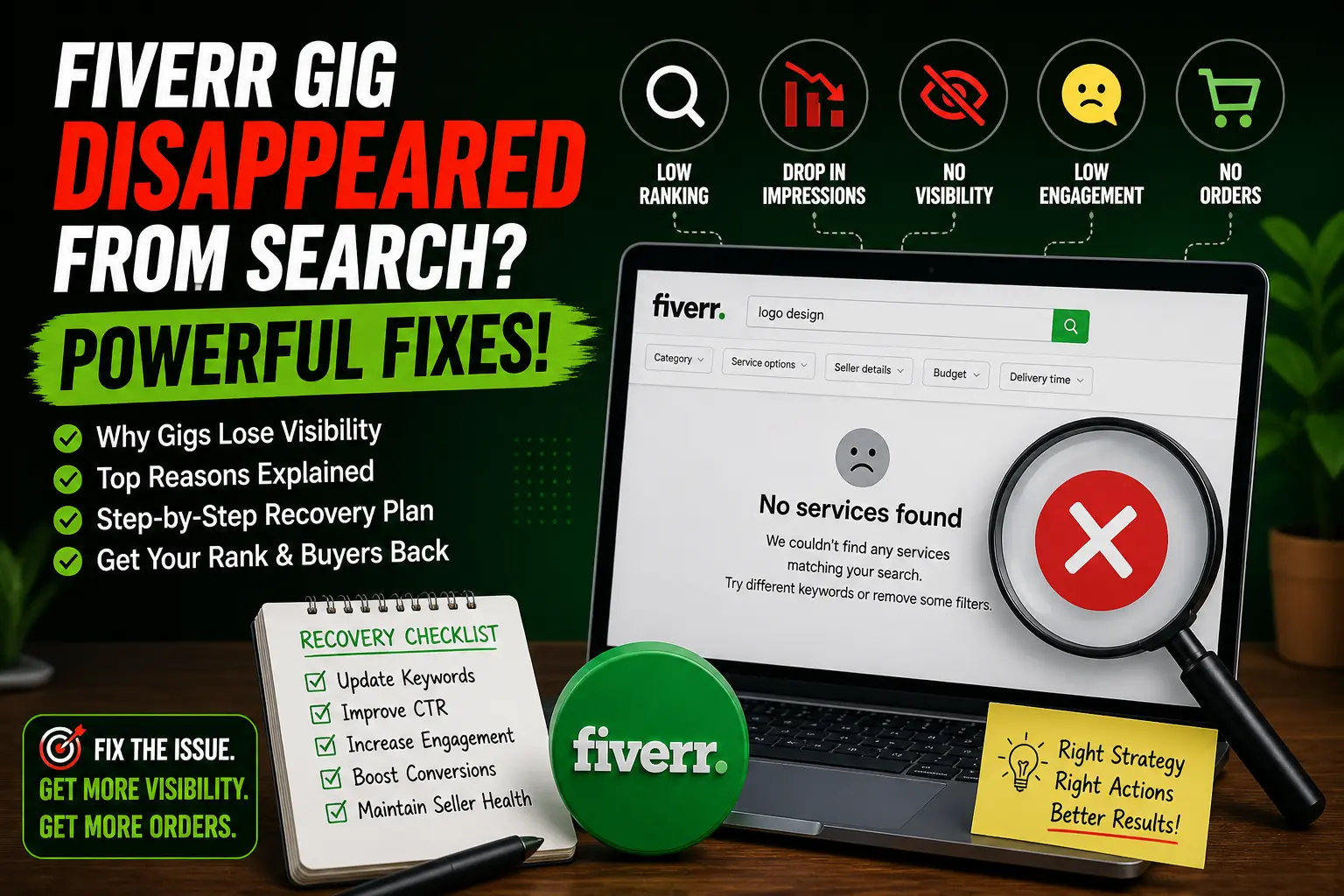 Fiverr Gig Disappeared From Search