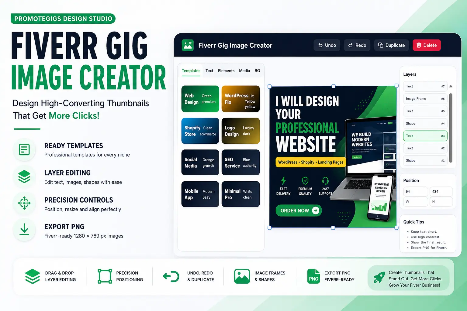 Fiverr Gig Image Creator