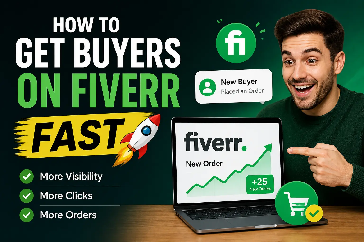 How to Get Buyers on Fiverr Fast