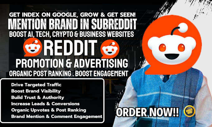 boost ecommerce product saas website mention brand in subreddit reddit promotion