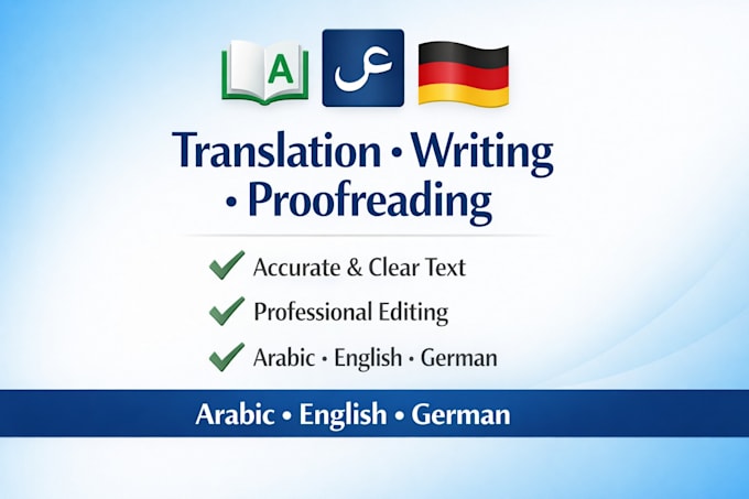 provide translation writing and general freelance services